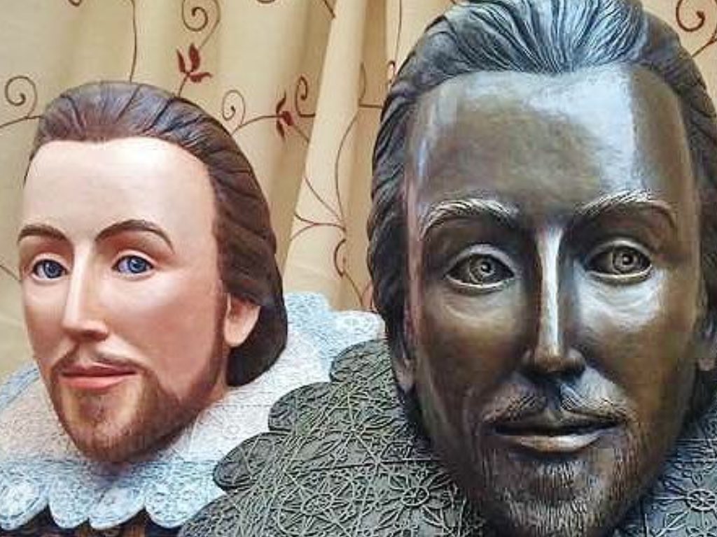 MethShakespeare's tweet image. William and William @ShakespeareBT #selfiewithshakespeare
