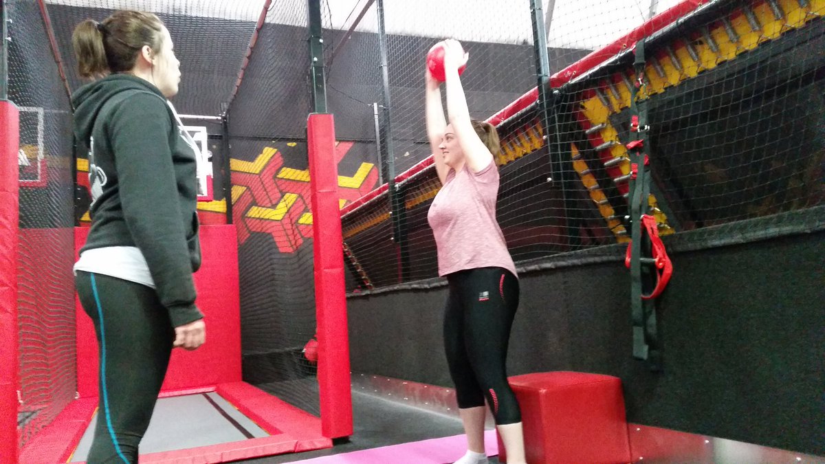 HellieHare's tweet photo. @FCPTfitness cracking session today with Nat. #fcptraining @InfinityTpark https://t.co/VRRRCJCtUF