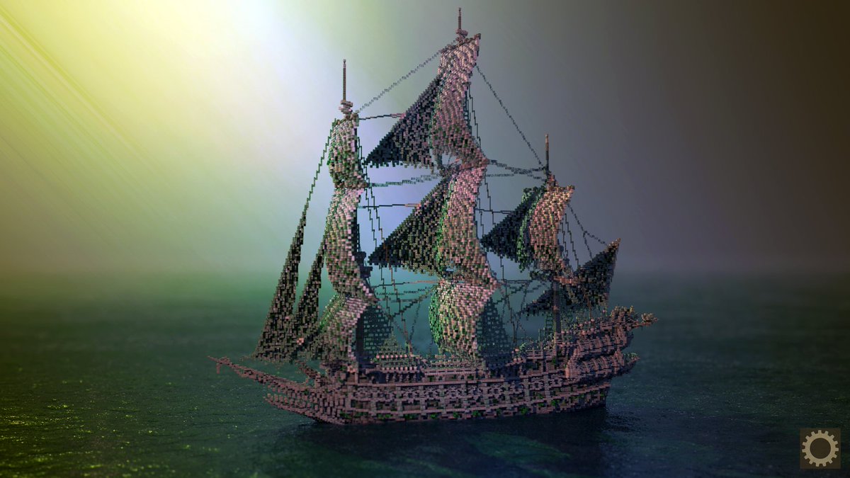 The Flying Dutchman, by @BlockFortress http://www.planetminecraft.com/proje...