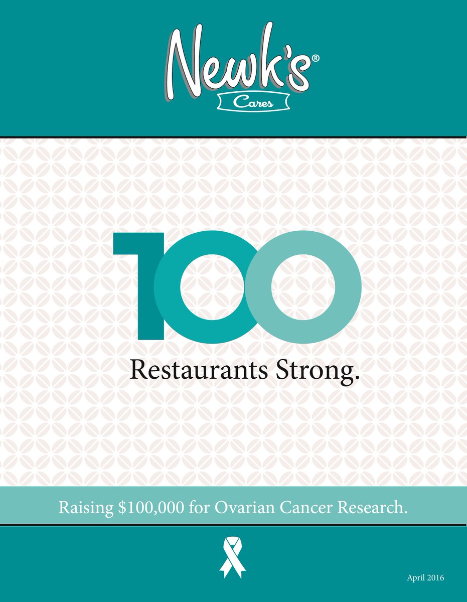 .<a href="/Newks/">Newk's Eatery</a> is uniting 100 restaurants to fight #ovariancancer w/<a href="/OCRFA/">OCRFA</a>! Learn more: conta.cc/200YfAj #NewksCares
