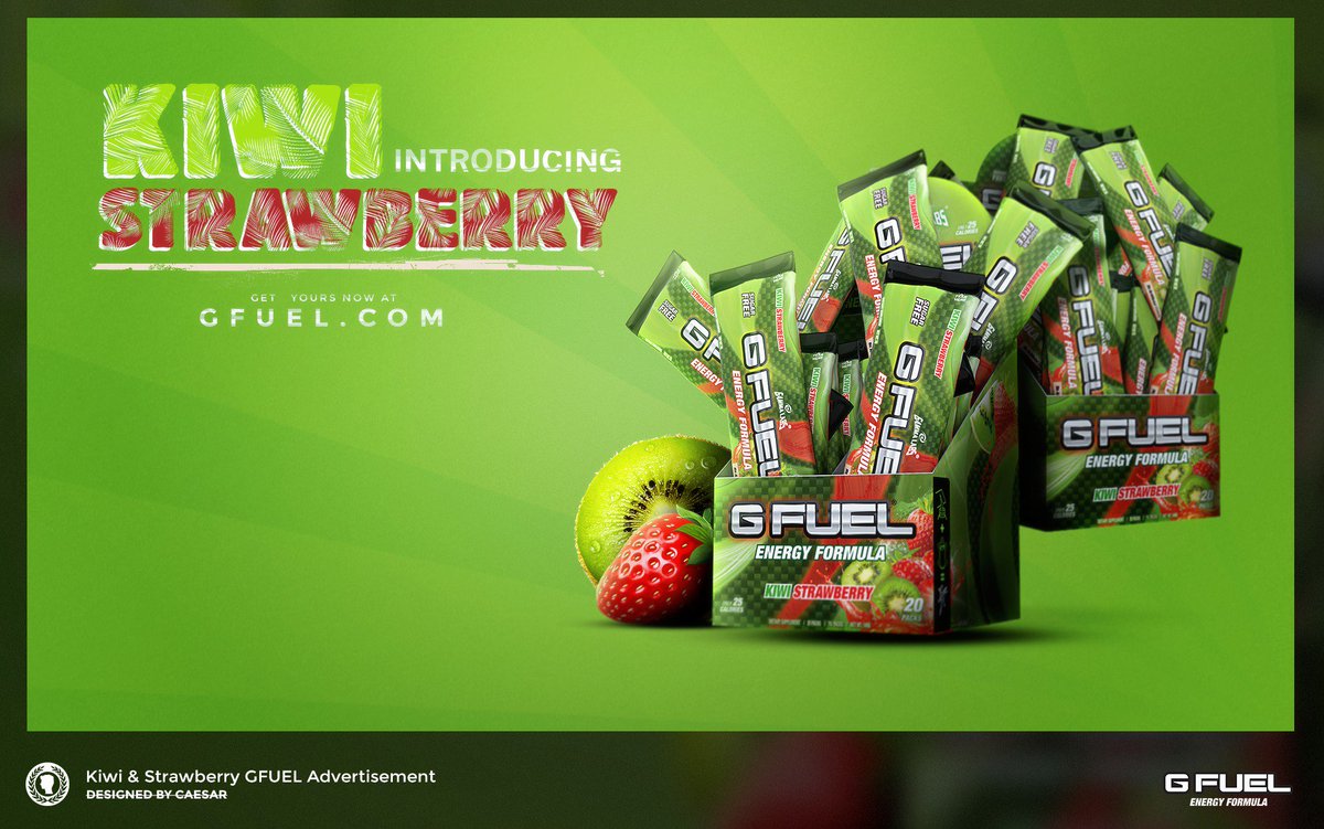 cae's tweet photo. Introducing NEW Kiwi &amp; Strawberry advertisement!
#TeamGamma 

Available now at https://t.co/mAq5XjLq8B https://t.co/PFvpVWIdvR