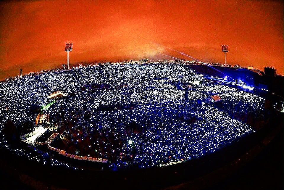 coldplay's tweet image. Thankyou everyone in Buenos Aires &amp;amp; Santiago for giving our tour such an amazing start! You were incredible. Love CM