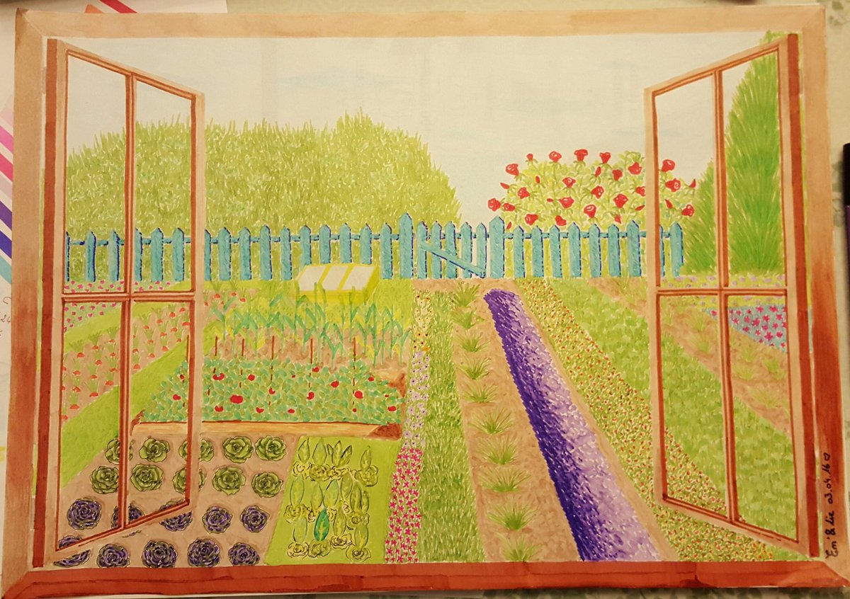   Dessin Jardin Potager  Mon Blog Jardinage