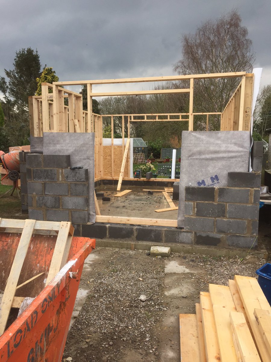 omeadowbuilders's tweet photo. A few from new #timber #frame #office today for an upcoming #architect #growth #dreams #loveyourhome https://t.co/a3VUl44XLo