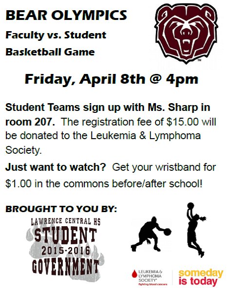Get your wristbands for a $1.00 donation!!