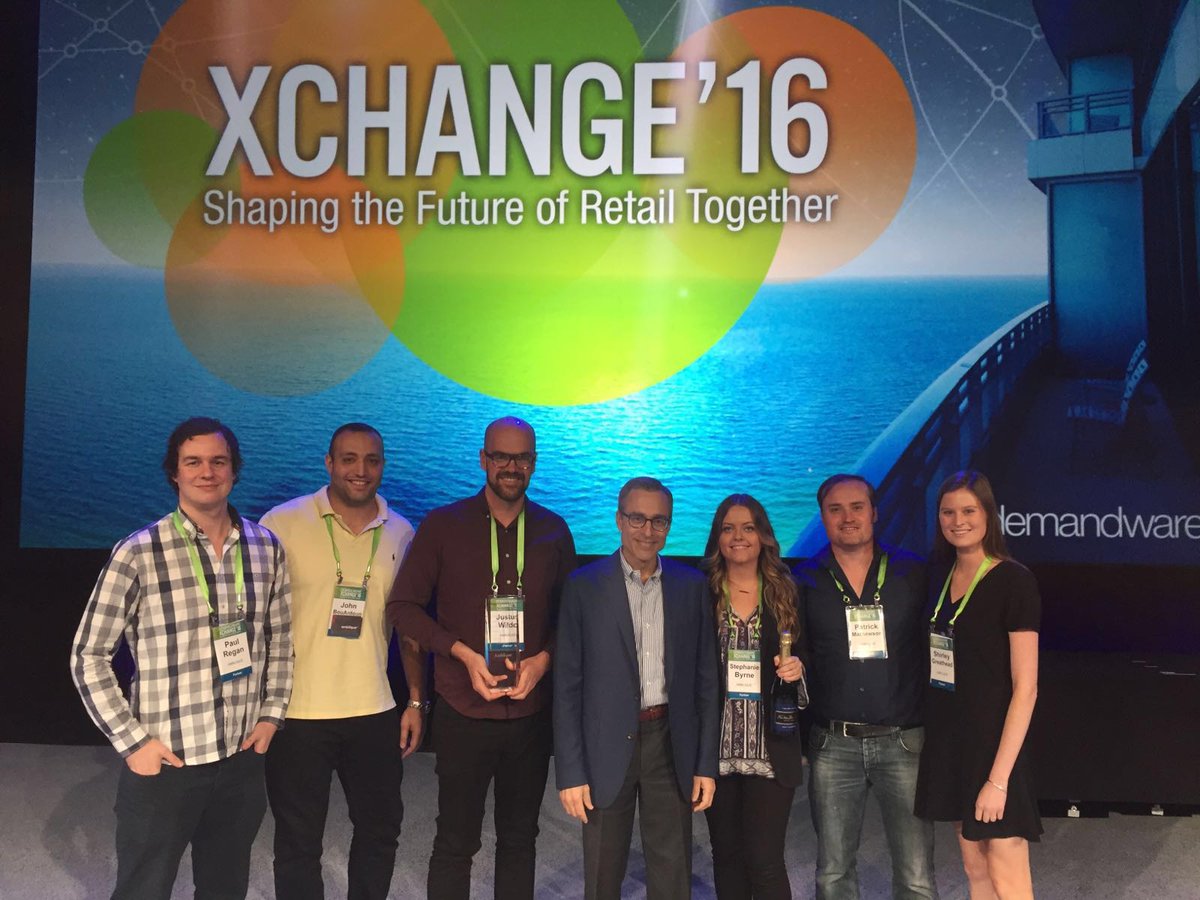 Congrats to the team for taking out the <a href="/Demandware/">CommerceCloud</a> sales partner of the year for APAC! #XCHG16