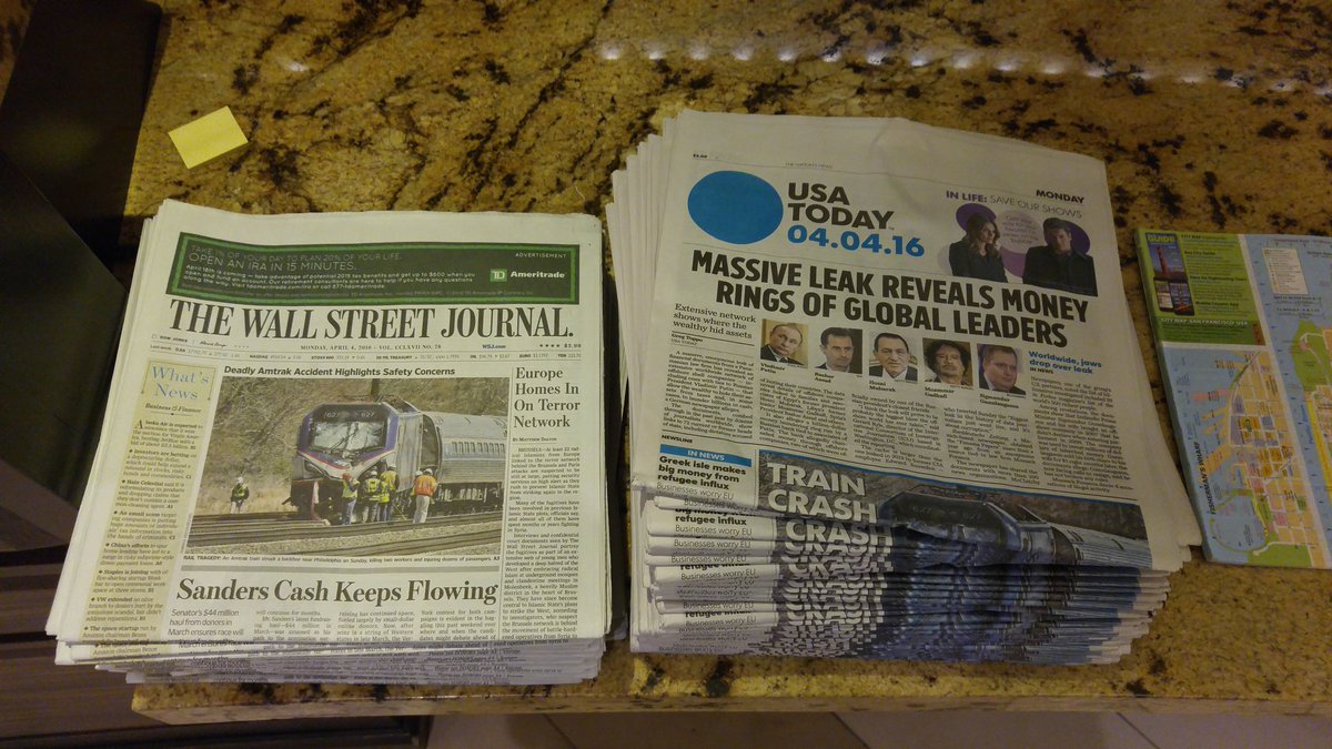 randfish's tweet photo. Spent 3 flabbergasted minutes searching the WSJ's frontpage for the #panamapapers story, but it's really not there https://t.co/fMEhnP6DZ0