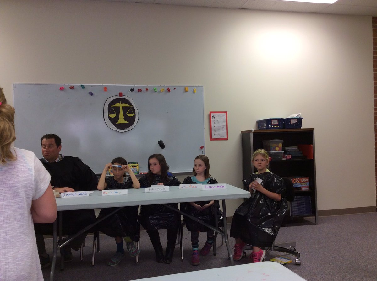 Newbold3rd's tweet photo. Supreme Court in session regarding the wearing of school uniforms. 7-2 decision- no uniforms. #team512 @theSMSD https://t.co/1XQhvLEe0x