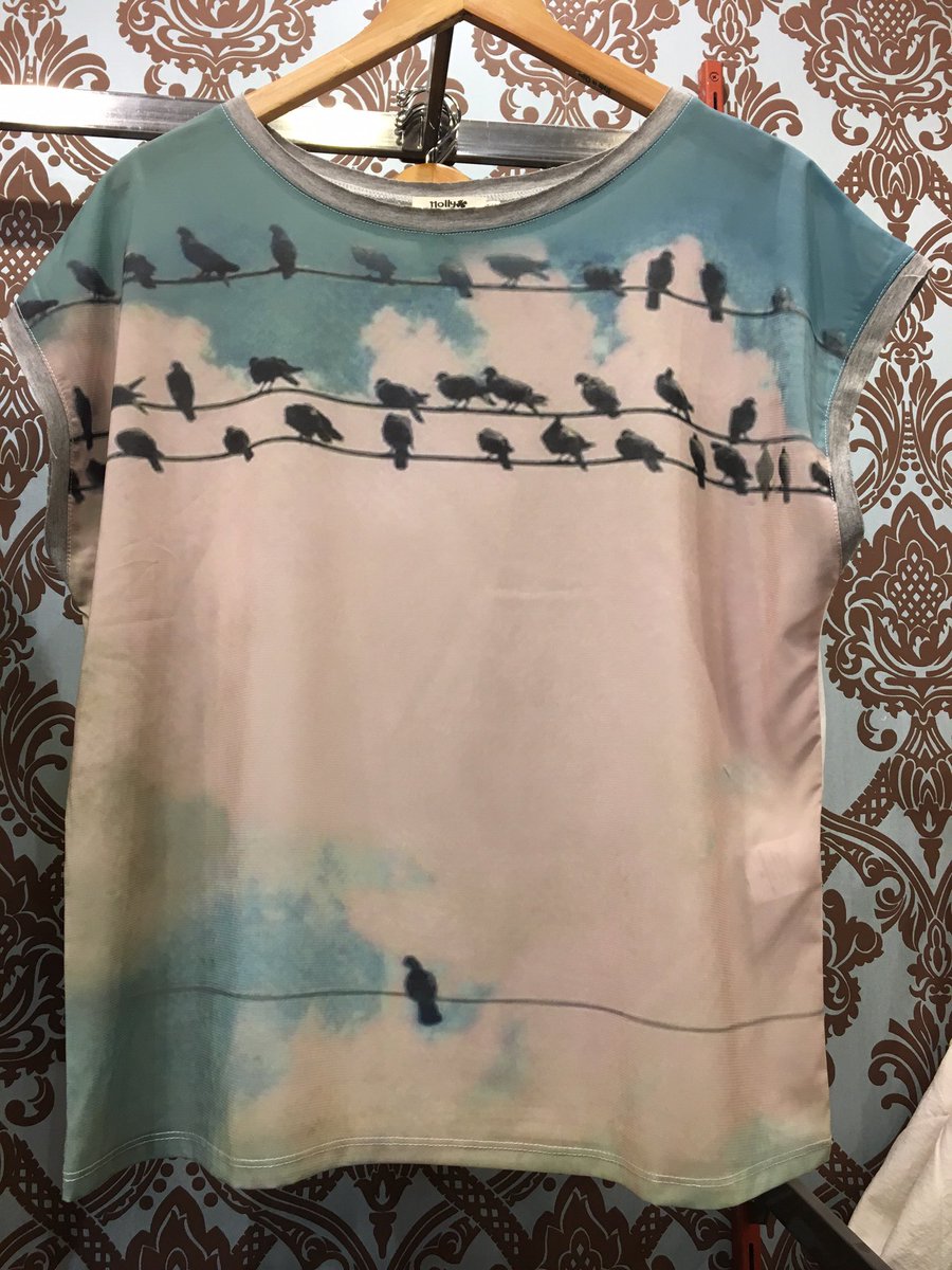 Cloud9Cloth's tweet photo. Birds on a wire. We ❤️ this top! #cloud9cloth #birdsonawire#birds#clouds #springarrivals https://t.co/NM1vWfXmgi