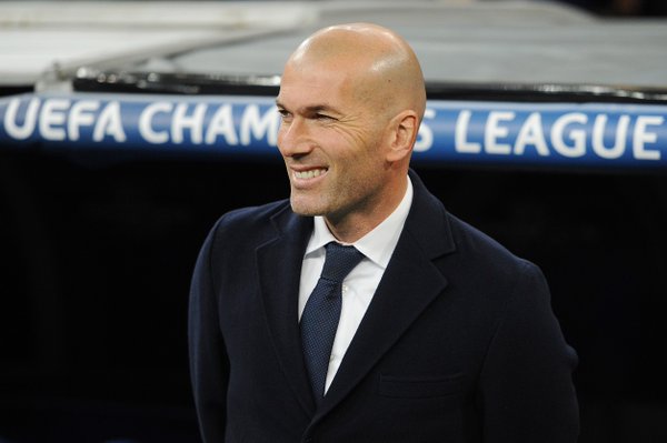 Real Madrid bersama Zidane:

15] laga
12] menang
2] seri
1] kalah
46] Goals
11] kebobolan
5] Cleansheets