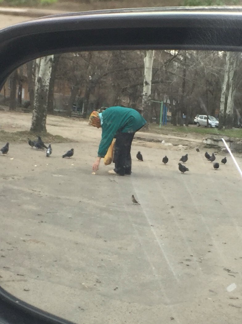 synshahtera's tweet photo. Республика это когда сухари которыми кормят голубей собираю старики ( #донецк https://t.co/f0ZuyYck6O