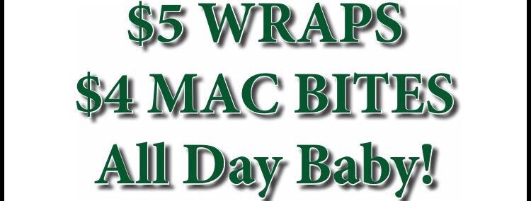 ConradsGrillMSU's tweet photo. Customer Appreciation Day and the National Championship? RT and Follow, giving away a free wrap to someone tonight! https://t.co/kCWsTDCf7q