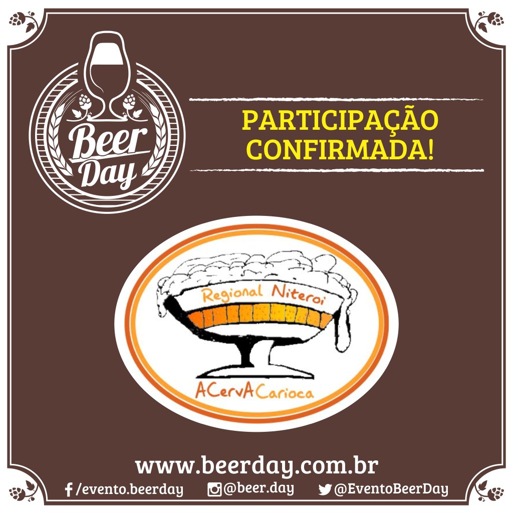 EventoBeerDay's tweet photo. Confirmada ACervA - Regional Niterói no Evento Beer Day #niteroi #eventocervejeiro #acerva #cervejaartesanal #rio https://t.co/FCSvSgNXaS