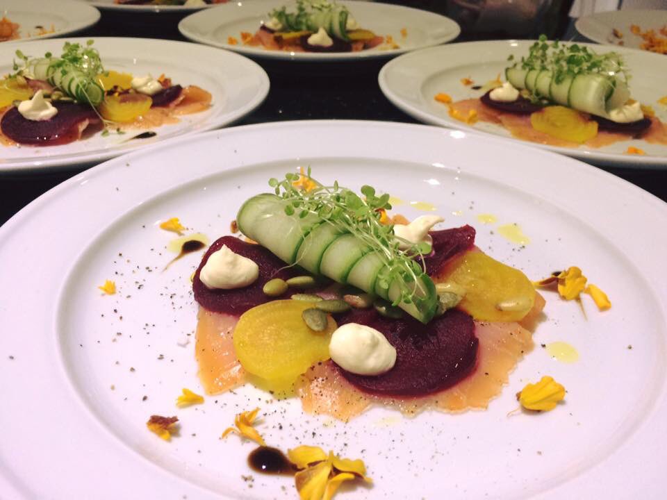 PRIVATE DINING || Here is one of our salmon dishes from our private dining menu on the weekend! #delicious