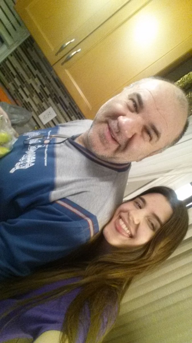 MichalZ_'s tweet photo. @DavidDobrik 
I did watch until the end, and yes here is a pic with my dad 😁 https://t.co/mepDoehIEN