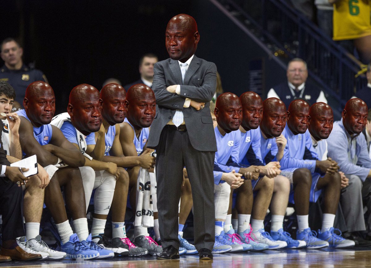 crying jordan unc