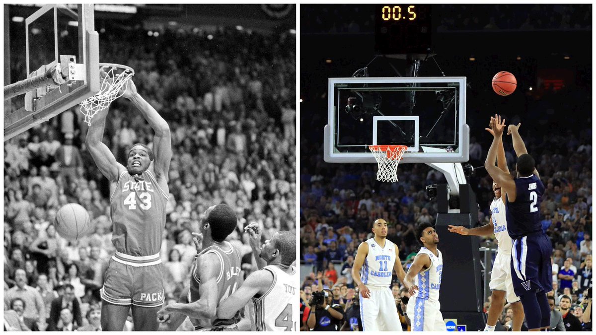 SportsCenter's tweet photo. This is the 1st buzzer-beater to win the national title since Lorenzo Charles and NC State in 1983. https://t.co/P1UL2uVhvm