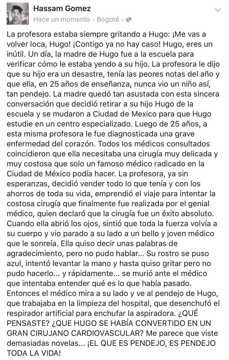 oficialHASSAM's tweet photo. Una bonita historia, para reflexionar. https://t.co/suTFuhozSy
