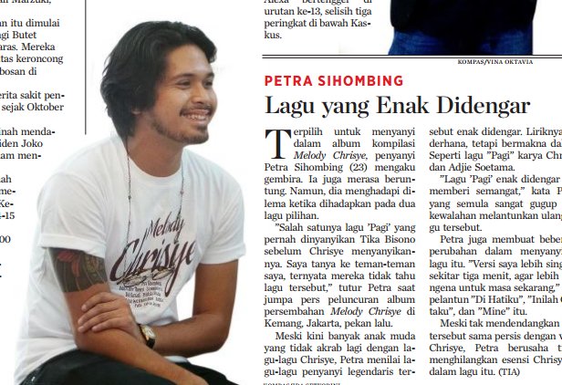 kompasmuda's tweet photo. Uhuy ada @petra_sihombing di @hariankompas hari ini. #AdadiNaper https://t.co/MW94wmFkwR