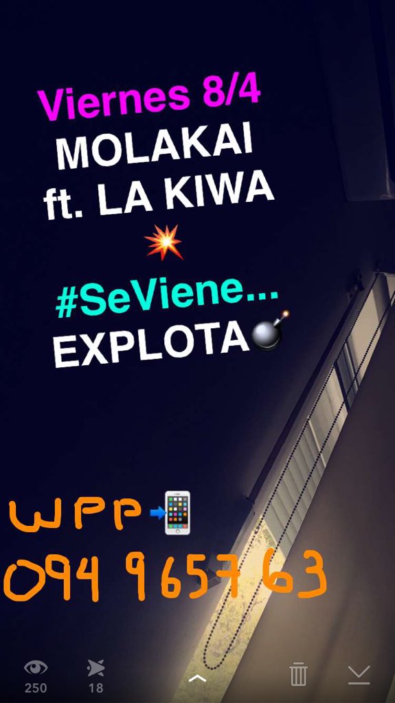 Rodrigo_Kiwa's tweet photo. El viernes explotamos todo💥!!
👻rodripg y enterate de todo, hasta podes ganarte tu free👏🏼🔜
#MolakaiFtLakiwa https://t.co/pCPCLMSXLm