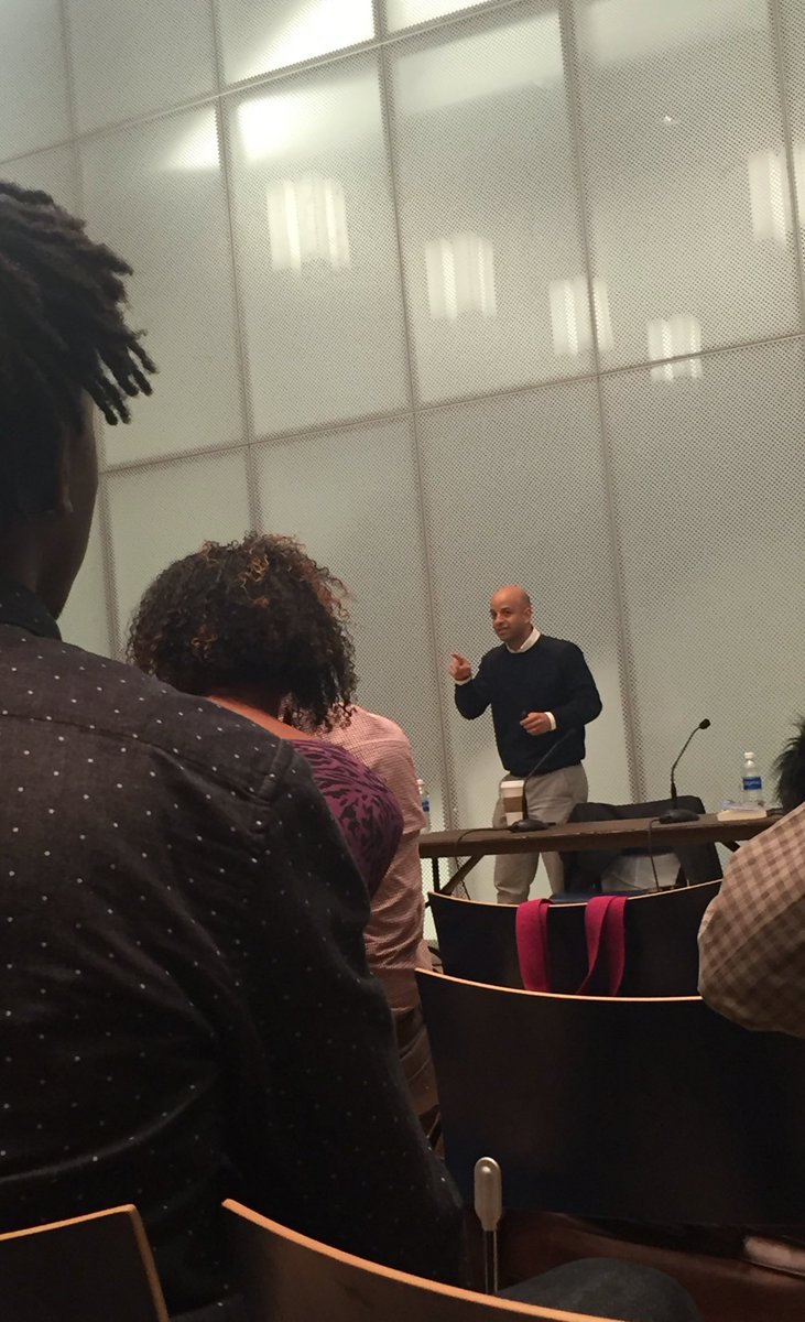 My John Jay colleague <a href="/ProfEdPaulino/">Edward Paulino</a> giving a talk on his important book Dividing Hispaniola at JJC today