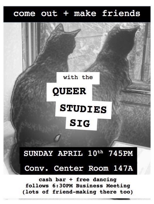 Going to #AERA16? Come out to the Queer Studies SIG party!
