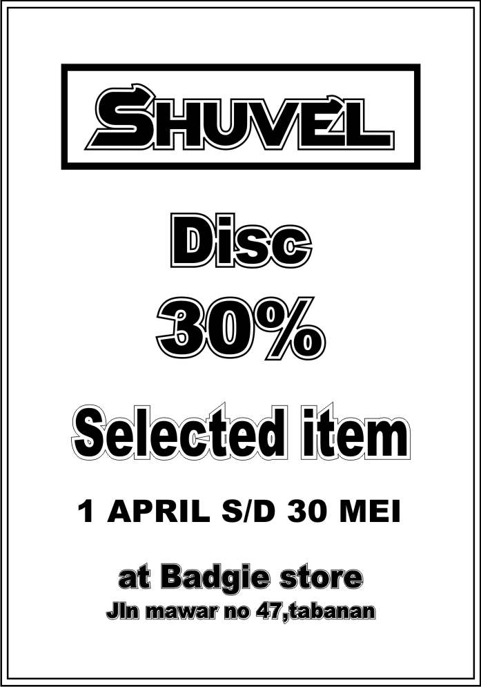Yuk merapat  disc 30% hanya berlaku di <a href="/badgie_bali/">BADGIE KONVEKSI</a>  jln mawar ,tabanan