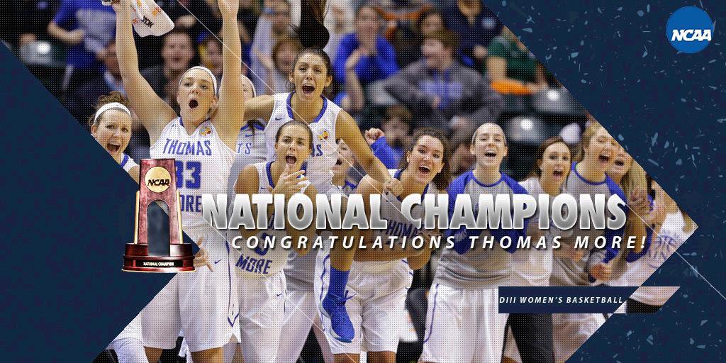 SO_NKY's tweet photo. Special Olympics of NKY congratulate our friends the Thomas More Lady Saints.  Back2Back national champs!!!! https://t.co/0I06TMhpsZ