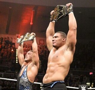 jwconkin87's tweet photo. New WWE NXT tag team champions Chad Gable and Jason Jordan in https://t.co/VnV4ScJADu attire. https://t.co/93H6qmeL3s