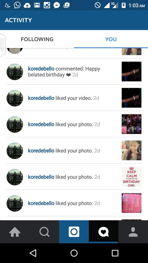Ednaarchii's tweet photo. So he wished mi late... Happy tho he noticed a bellover like mi #bellonation #mungopark #bellover cc @koredebello https://t.co/jRk0JizBYo