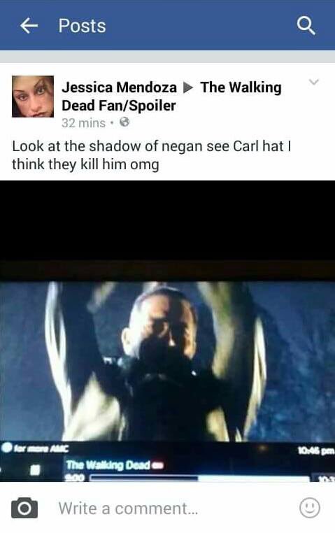 What y'all think? The shadow on Negan's chest looks awfully familiar...