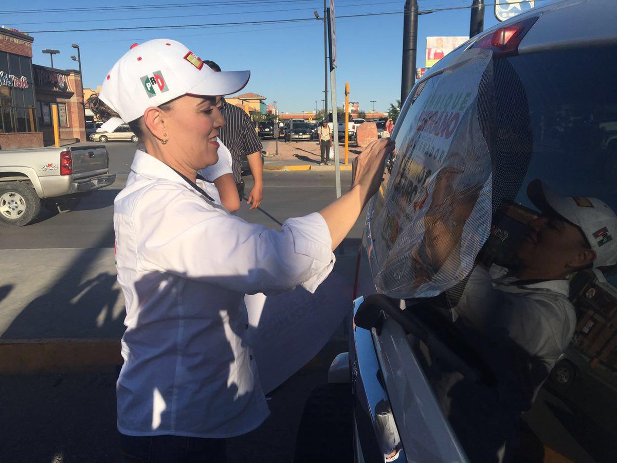 EnriqueSerranoE's tweet photo. Ya estamos dejando huella en Cd. Juárez #ElCaminoSeguro https://t.co/QIgznmZeNH