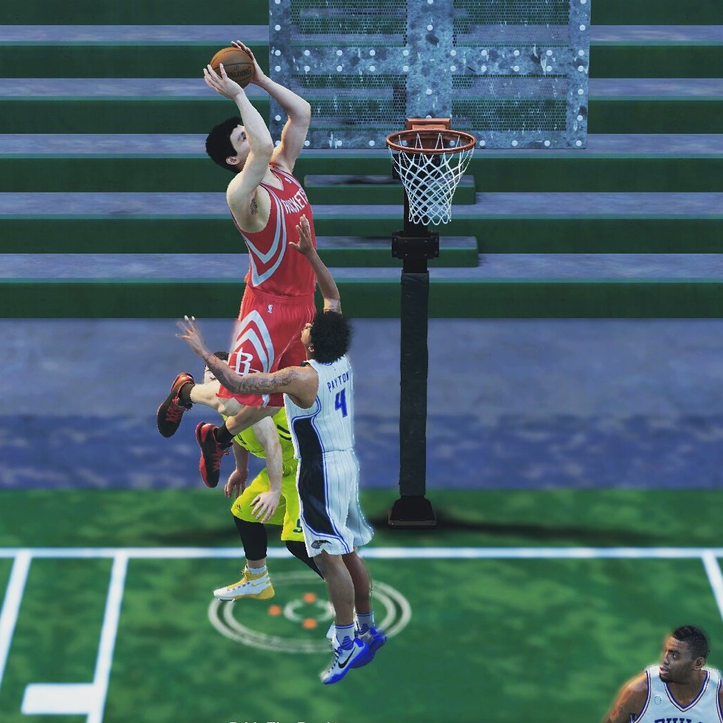 Cole_Carpenter5's tweet photo. Yao Ming power @YaoMing #dunkgame https://t.co/8lXcISmR2X