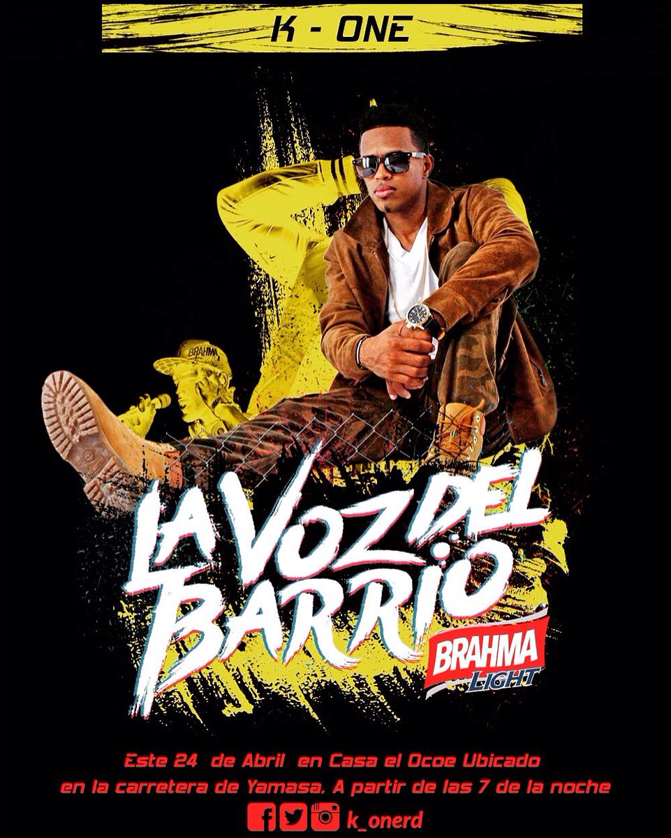 K_onemusic's tweet photo. Cuento con su apoyo mi gente #lavozdelbarrio2016 https://t.co/DjBUlz5sE7