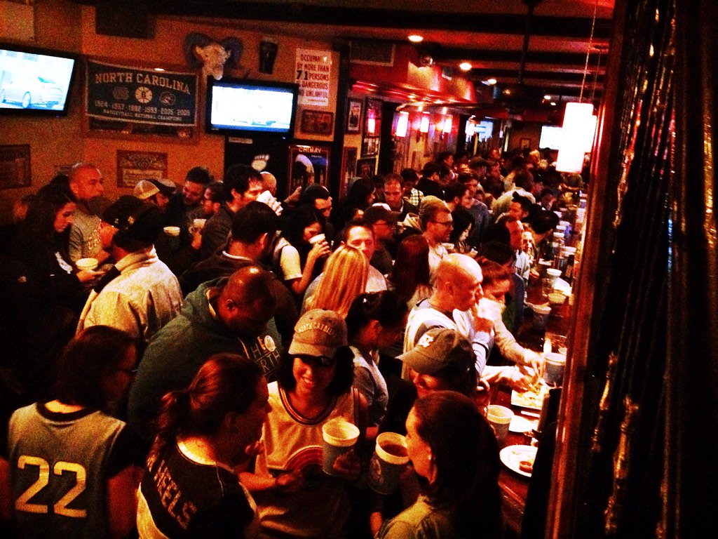 15501pros's tweet photo. Any #TarHeels in NYC best come to #slatterys to see the National Championship! https://t.co/HSkvEoGO27