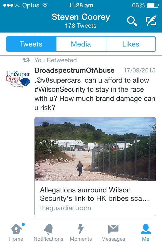 warrennimmo's tweet image. .@v8supercars @GRMotorsport @PAYCE_ @volvopolestar the issue of brand damage #WilsonSecurity is not going to go away