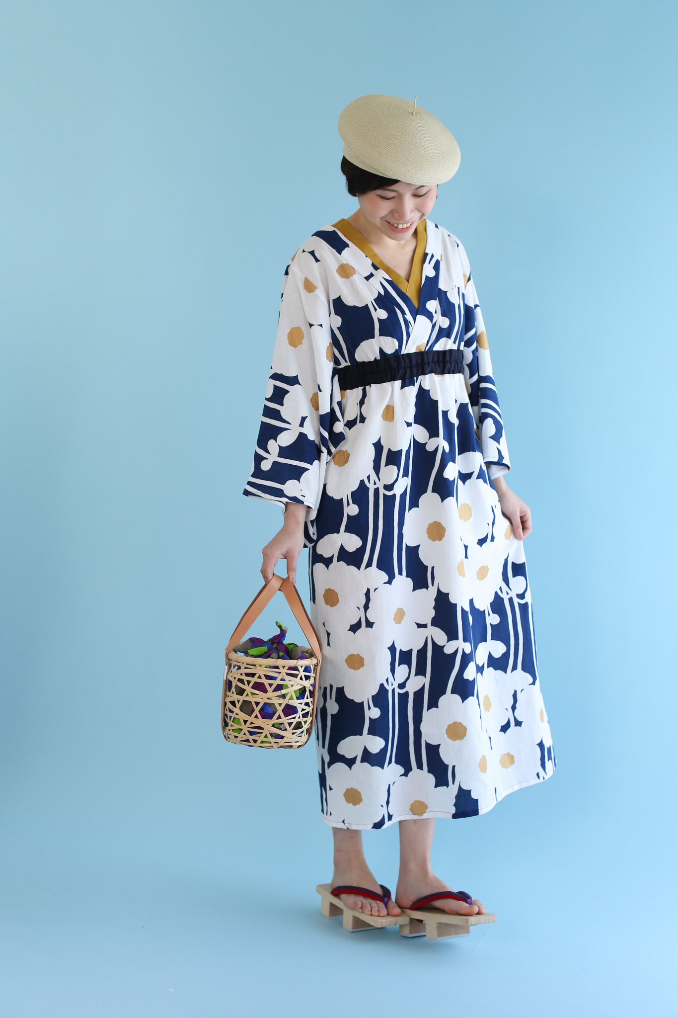 SOU•SOU 浴衣みたて　芍薬 SOU・SOU×京都丸紅 浴衣／菊づくし 恵風（けいふう） - SOU・SOU