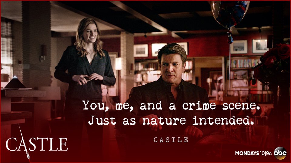 Castle_ABC's tweet image. We couldn't agree more, Castle! #Castle