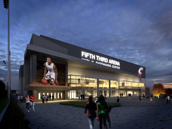 GoBearcatsMBB's tweet photo. A new-look Fifth Third Arena coming for 2018-19.
#Bearcats #MarchMadness https://t.co/EmkIVnxPsO