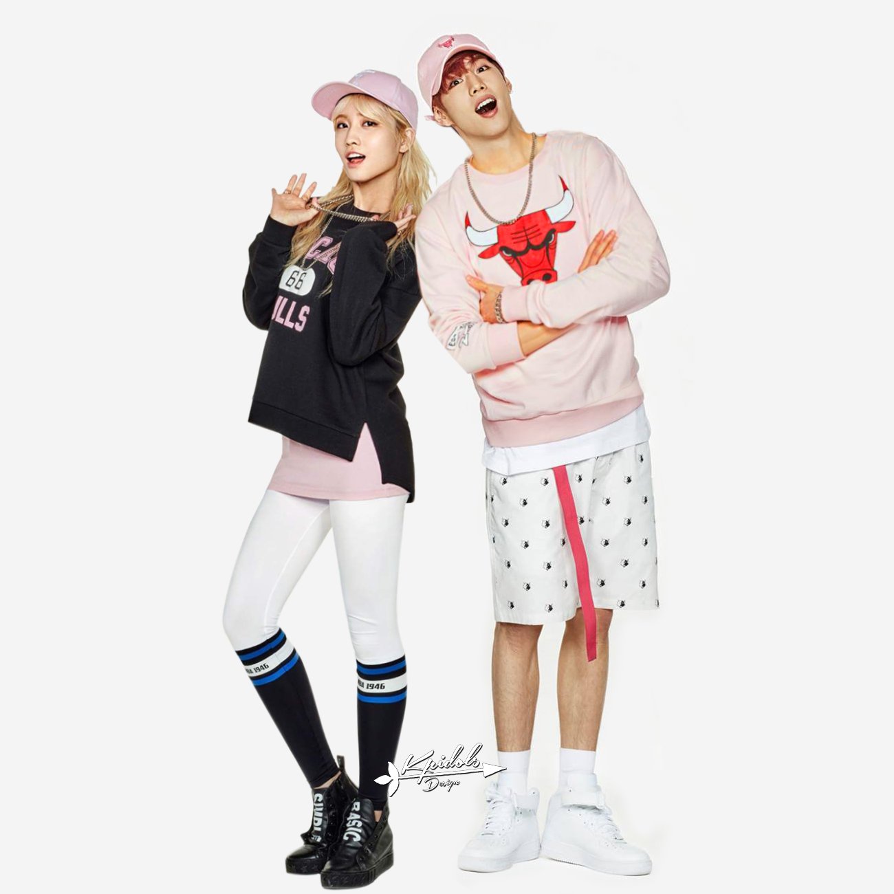 TWICEとGOT7のNBAコラボ　フォトブック NBA releases more photos of Got7 and Twice - K-POP HERALD