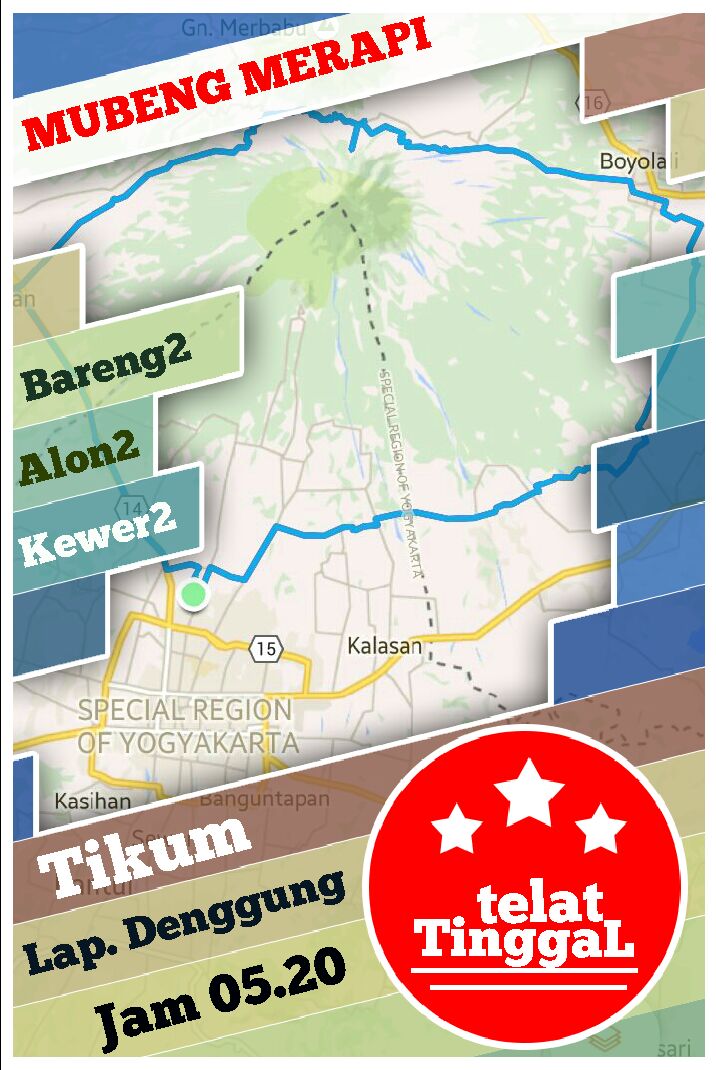 Buat yg besok sabtu blm ada agenda gowes 090416