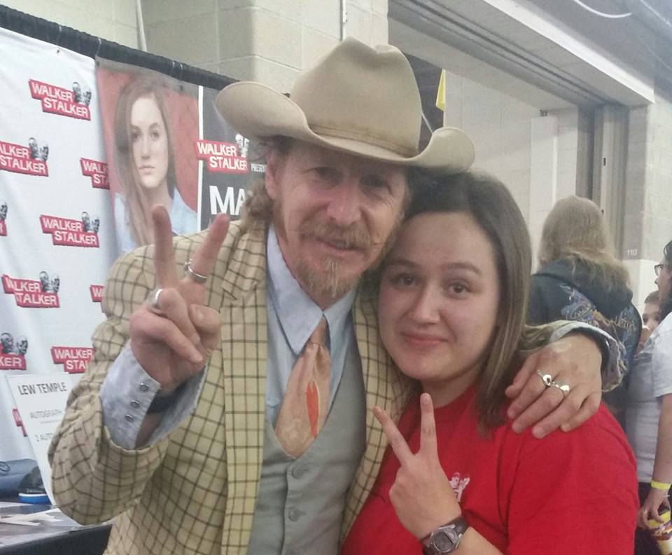 paintedviolin's tweet photo. Rockin' that tie and suit, real pleasure seeing Lew. #WSCDenver #lewtemple @LewTempleActor https://t.co/c5DRfX9c1T