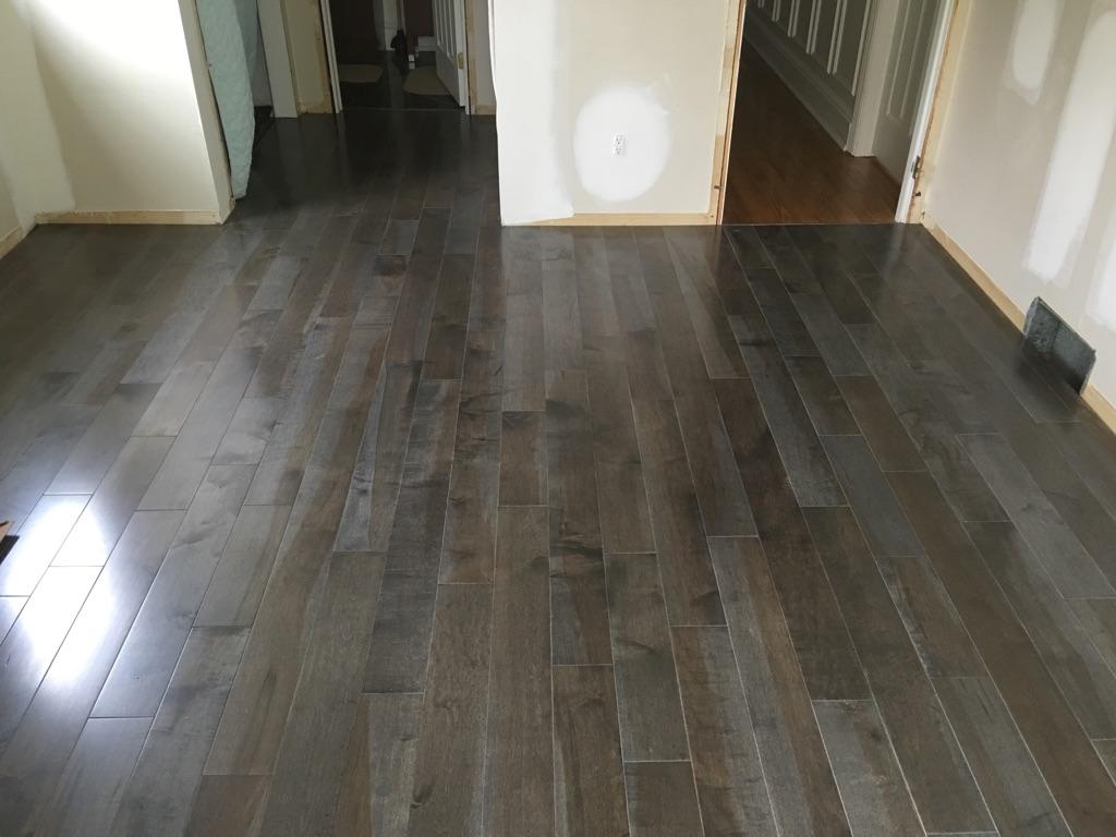 The Hardwood Guys on Twitter "3/4 x 5" Maple Prefinishing Iron Hill Rustic, Job in Norwalk, CT