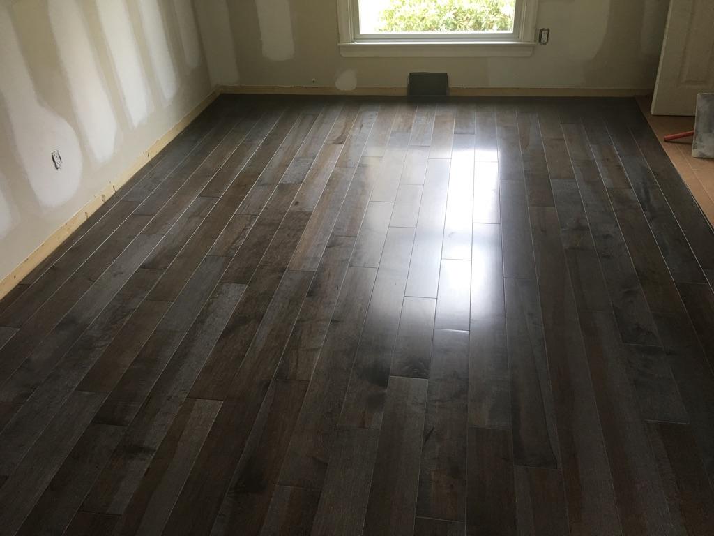 The Hardwood Guys on Twitter "3/4 x 5" Maple Prefinishing Iron Hill Rustic, Job in Norwalk, CT