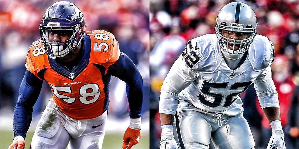 NFL Network on Twitter "Best Defensive Player in AFC West? A) Von