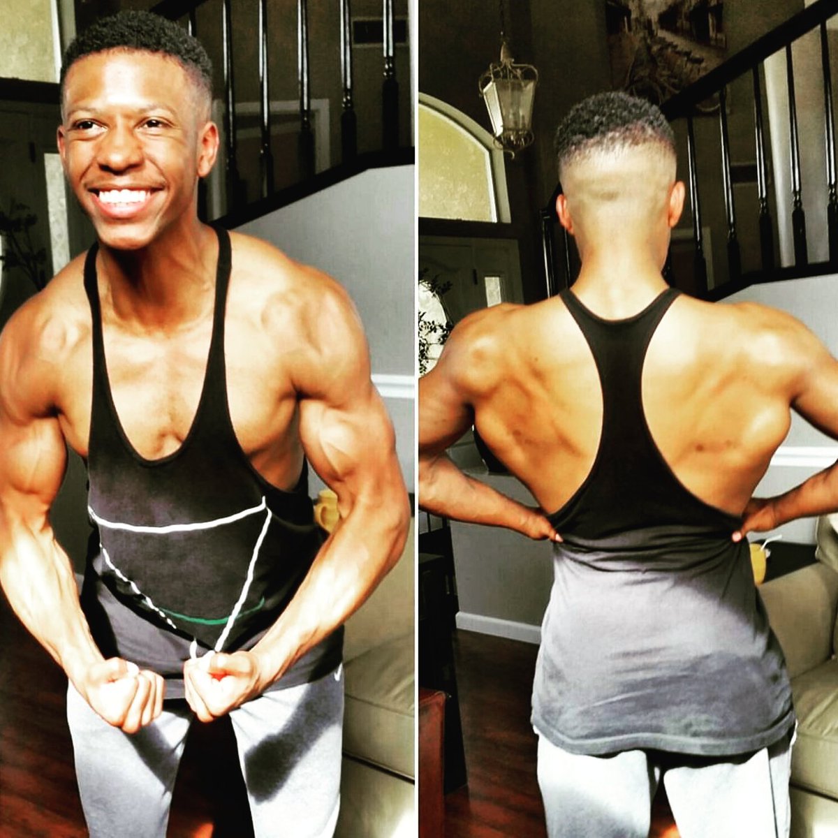 AktivApparel's tweet photo. Our buddy Brandon looking fitted in our black stringer 👌#fitness #fitnessaddict #WrestleMania https://t.co/qpg71bNVgx
