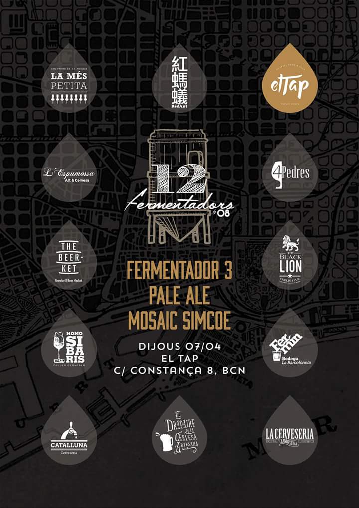 El proper Fermentador 3/12  aquesta vegada els amics de <a href="/eltapbcn/">eltap</a> jugant amb el llúpol