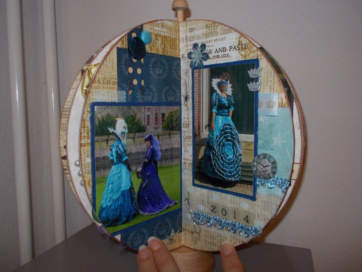 Weer een bijzonder nieuw idee met de Scrapbol, een Elfiabol, gemaakt door M.  Straver. Info: scrapbol.nl