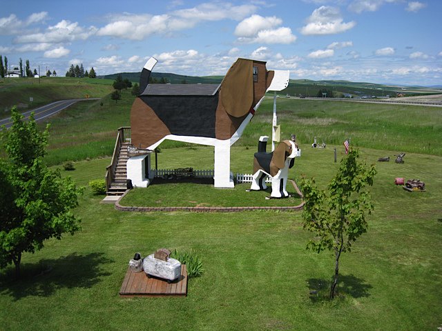 InTheKnow's tweet photo. A tall dog-shaped structure serves surprising purpose: https://t.co/ljxGgoDTne https://t.co/5UHJ6PQP2v