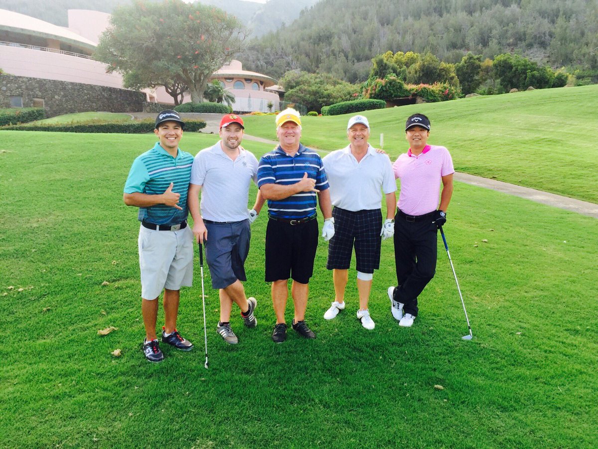 TheKKGC's tweet photo. #Aloha all!  This crew had a blast out here @ the #KKGC today!  The course was in fantastic shape!  #EnjoyTheGame. https://t.co/SjZV9JQLfp